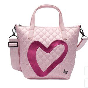 LUG Sprinkler Crossbody Bag - Bubble Pink Heart